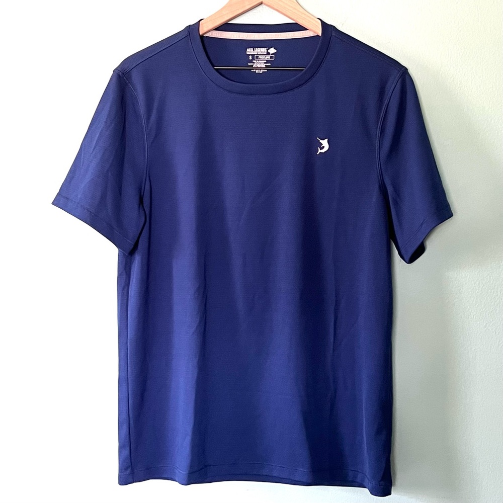 Reel Legends Freeline Blue Outdoors Fishing T-Shirt Size S
